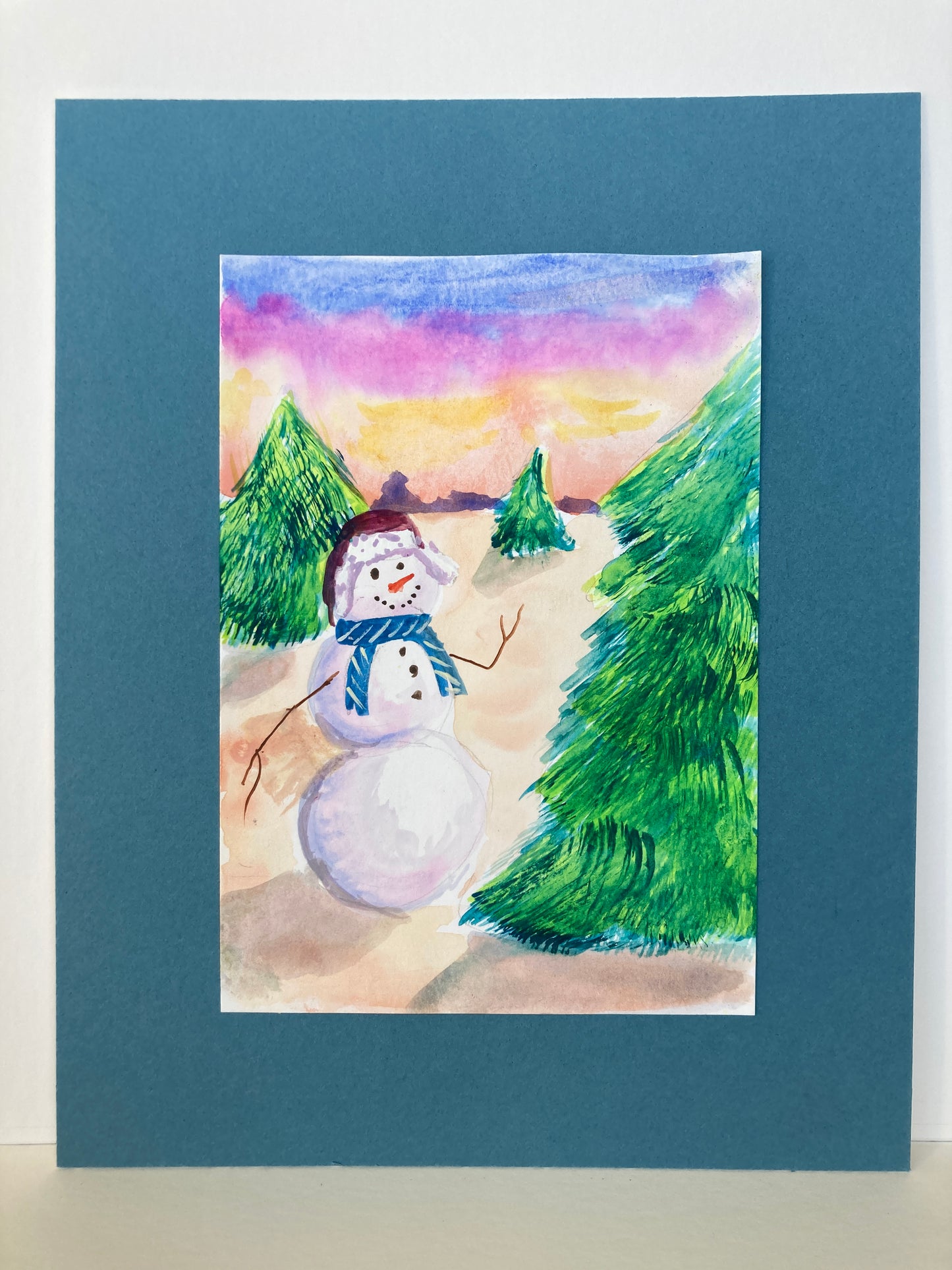 Snowman Blue
