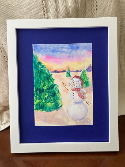 Snowman Red