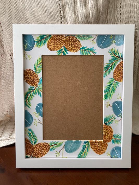 Pine Eucalyptus Mat 8x10 with 5x7 Opening